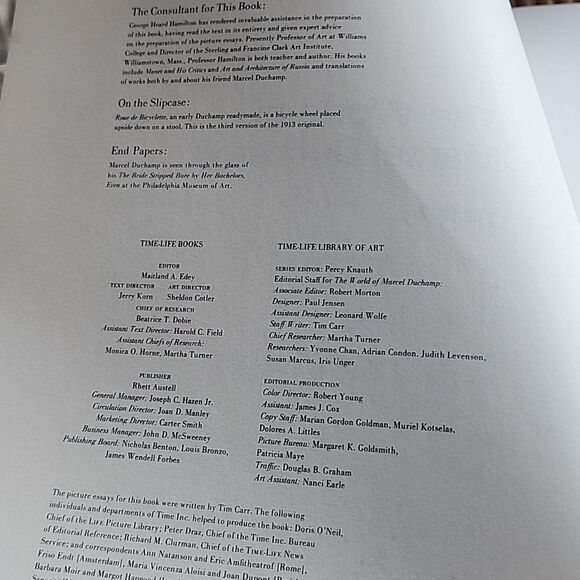 Vintage Coffee Table Art Book 'The World Of Marcel Duchamp - Picture 8 of 14